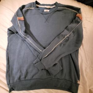 MARINE LAYER Sweatshirt Men Long Sleeve Hoodie Blue